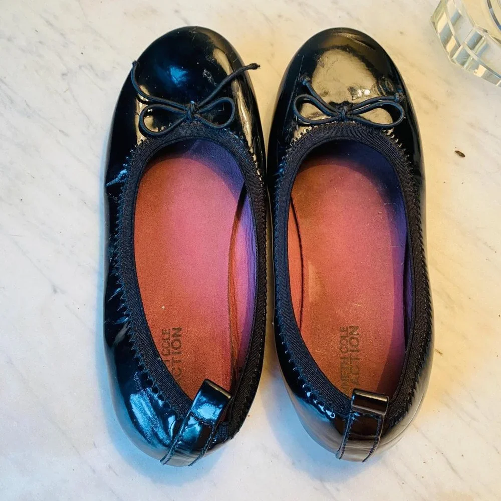 Kenneth‎ Cole Reaction Girls Copy Tap Ballet Flats